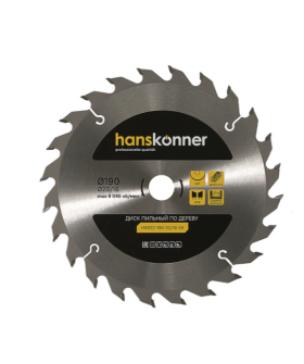 Hanskonner Пильный диск по дереву 190x20/16мм, 24 зубьев, H9022-190-20/16-24