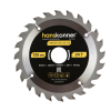 Пильный диск по дереву ArmorPiercing 125x22мм, 24 зуба, Hanskonner H9025-125-22-24