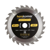 Пильный диск по дереву ArmorPiercing 165x20/16мм, 24 зуба, Hanskonner H9025-165-20/16-24
