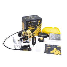 Hanskonner Бензотриммер 26 см3, 0,85 кВт/1,16 лс, диск/леска/эрг.рук HBT126D