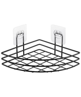 Mallony Полка подвесная угловая BLACK, 17,5*17,5*4 см 109754-SK