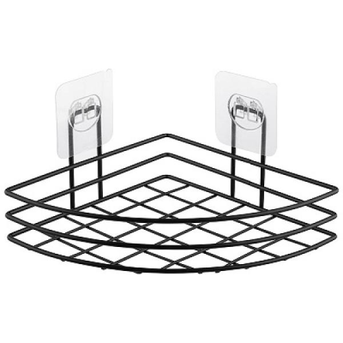 Полка подвесная угловая BLACK, 17,5*17,5*4 см 109754-SK