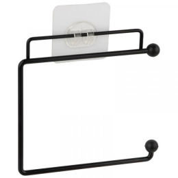 Mallony Держатель для туалетной бумаги BLACK (крепление: самоклеящаяся основа) 110775-SK