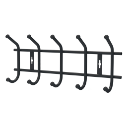 НИКА Вешалка настенная ВНТ5М/Ч матовый черный