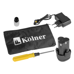 KOLNER Пила цепная аккум. KCCS 10/12C, с АКБ 2х2 А·ч и ЗУ, в кейсе