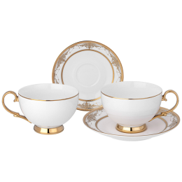 Lefard Чайный набор "Дворец" на 2 персоны, 4 предмета, 250 мл 115-374