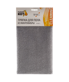 Mallony Тряпка для пола из микрофибры M-02F-L, цвет: серый размер: 50х60см 310299-SK Mallony Тряпка для пола из микрофибры M-02F-L, цвет: серый размер: 50х60см 310299-SK