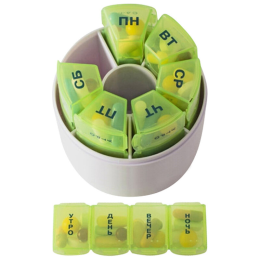 Mallony Таблетница Цилиндр на 7 дней 104326-SK