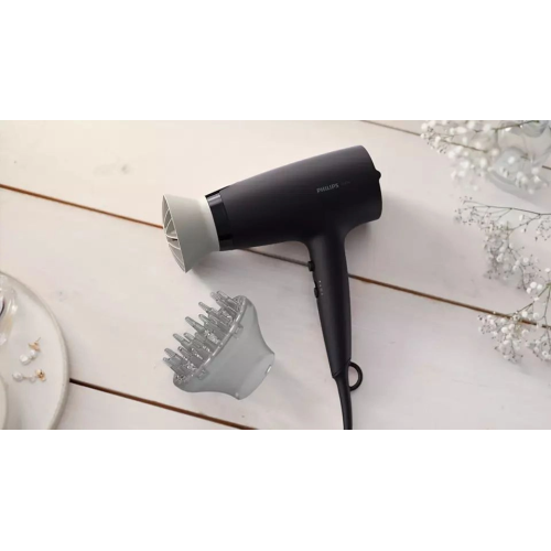 Фен Philips BHD302/00 (Черный-белый) 1600Вт