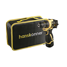 Hanskonner Дрель акк б/щ PLATINUM, 14, 4В, 45Нм, 2х2.0Ач, 10мм, сумка-кейс HCD1645BLC