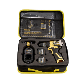 Hanskonner Дрель акк б/щ PLATINUM, 14, 4В, 45Нм, 2х2.0Ач, 10мм, сумка-кейс HCD1645BLC