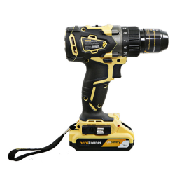 Hanskonner Дрель аккум. б/щ 18В, 2 акк. 2,4Ач, 65 Нм, патрон 13мм, кейс, Unibattery HCD1865BL