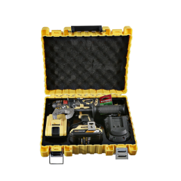 Hanskonner Дрель аккум. б/щ 18В,2 акк.,2,4Ач,65Нм, смен. патрон 13мм,кейс,Unibattery HCD1865BLС