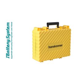Hanskonner Дрель аккум. ударная б/щ 18В, 1BatterySystem, 2 акк. 2 Ач,65Нм, 13мм,кейс HCD1865I