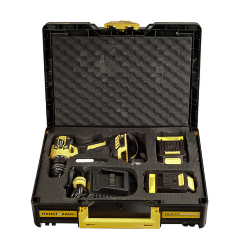 Дрель акк б/щ Hanskonner PLATINUM, 18В, 1BatterySystem, 65Нм, 2х2Ач, 13мм, кейс HS HCD2065BLC