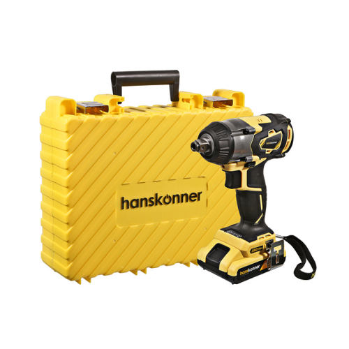 Гайковерт ударн б/щ Hanskonner, 18В, Unibattery,350Нм,1/2",3скор,2x2.4Ач,кейс HCD18350S