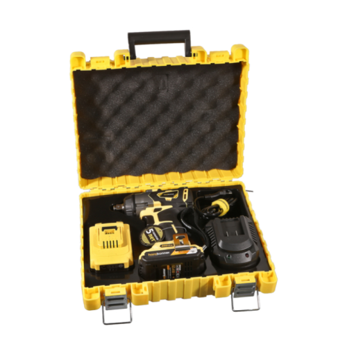 Гайковерт ударн б/щ Hanskonner, 18В, Unibattery,350Нм,1/2",3скор,2x2.4Ач,кейс HCD18350S