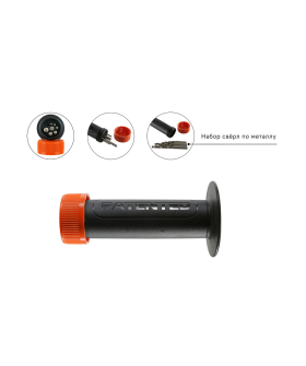 Sturm Ручка для дрели с пеналом для свёрл и свёрлами 1-8мм, резба 6.9мм,Кулибин,pat HD-RS-69