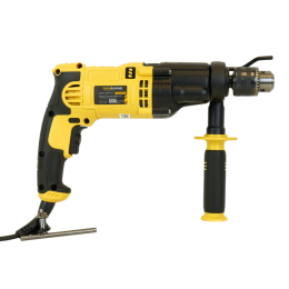Hanskonner Дрель удар 1000Вт, 0-1100/3000 об, патрон 13мм, ДВЕ СКОРОСТИ, кабель 4 HID21100DS