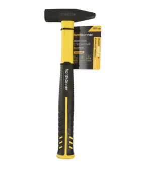 Hanskonner Молоток слесарный УСИЛЕННЫЙ, фибергл,кованый боек 300гр, HK1010-83-300