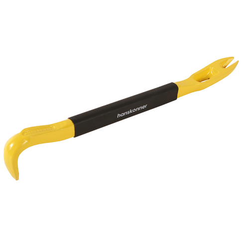 Гвоздодер-лом, обрезиненная рукоятка, 300 x 26 x 14мм, Hanskonner HK1013-03-300