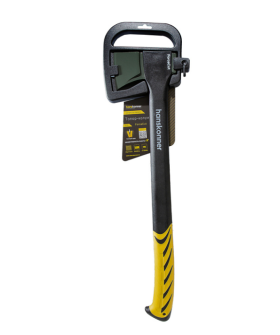 Hanskonner Топор 870г, общий вес 1300г, длина 587мм,полая фибергласс. рукоятка, HK1015-01-FB0870