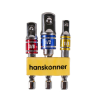Набор адаптеров для торцевых головок 1/4", 3/8", 1/2" Hanskonner HK1041-04-S3AD
