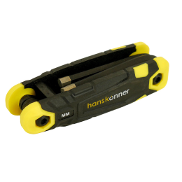 Hanskonner Набор ключей шестигранные S2 8шт 1,5-8мм, склад. кейс HK1045-04-8H