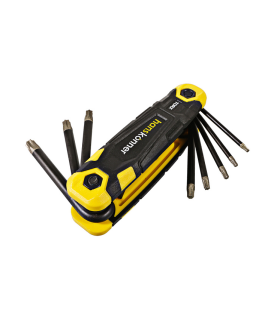 Hanskonner Набор ключей TORX S2 8шт T9-T40, склад. кейс HK1045-04-8T Hanskonner Набор ключей TORX S2 8шт T9-T40, склад. кейс HK1045-04-8T