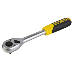 Hanskonner Ключ-трещотка, квадрат 1/2", 90 зуб, с быстрым сбросом, CrV, HK1045-17-12