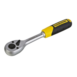 Hanskonner Ключ-трещотка, квадрат 1/4", 90 зуб, с быстрым сбросом, CrV, HK1045-17-14