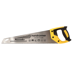 Hanskonner Ножовка по дереву, 450мм, 11-12 TPI, SK5, 3D зуб, чистый рез, HK1060-01-4511