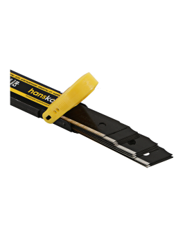 Hanskonner Лезвия 18мм,10шт,оксид.SK2 сталь,0.7мм толщ.,15 сегм.,ULTRA лаз.заточка, HK1076-S2-18 Hanskonner Лезвия 18мм,10шт,оксид.SK2 сталь,0.7мм толщ.,15 сегм.,ULTRA лаз.заточка, HK1076-S2-18