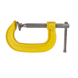 Hanskonner Струбцина G-образная, 75 мм / 3'', чугун, оксидированный винт, HK1078-01-075
