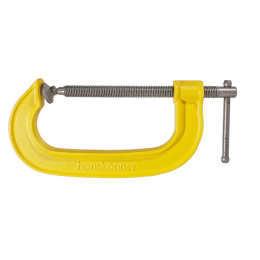 Hanskonner Струбцина G-образная, 150 мм / 6'', чугун, оксидированный винт, HK1078-01-150