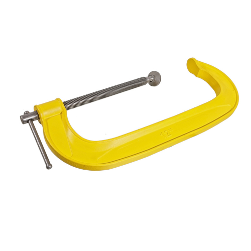 Струбцина G-образная, 300 мм / 12'', чугун, оксидированный винт, hanskonner HK1078-01-300