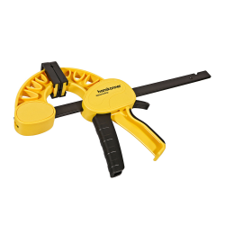 Hanskonner Струбцина быстроз., 150мм, резиновые накладки, 180-200кгс, сжим-разжим, HK1078-08-15