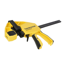 Hanskonner Струбцина быстроз., 150мм, резиновые накладки, 300кгс, сжим-разжим, HK1078-09-15