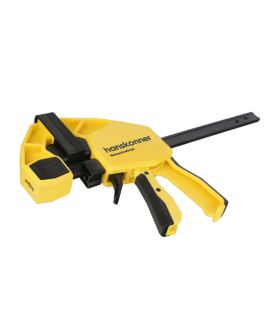 Hanskonner Струбцина быстроз., 150мм, резиновые накладки, 300кгс, сжим-разжим, HK1078-09-15