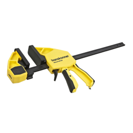 Hanskonner Струбцина быстроз., 300мм, резиновые накладки, 300кгс, сжим-разжим, HK1078-09-30