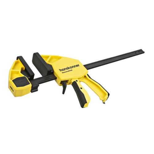 Струбцина быстроз., 300мм, резиновые накладки, 300кгс, сжим-разжим, hanskonner HK1078-09-30
