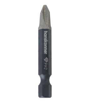 Hanskonner Биты PH2x50мм, сталь S2, Diamond, 2шт, HKPH2-50-2 