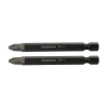 Биты PH2x75мм, сталь S2, Diamond, 2шт,Hanskonner HKPH2-75-2