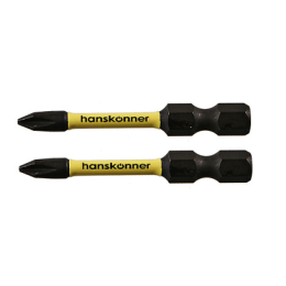 Hanskonner Биты PH1x50мм, ImpactPower, торсионные, 2шт, HPH1-50-2T