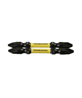 Hanskonner Биты PH2PZ2x65мм, ImpactPower, двуст., торсионные, 2шт, HPH2PZ2-65DT