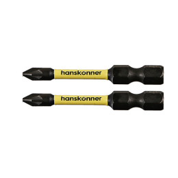 Hanskonner Биты PZ1x50мм, ImpactPower, торсионные, 2шт, HPZ1-50-2T