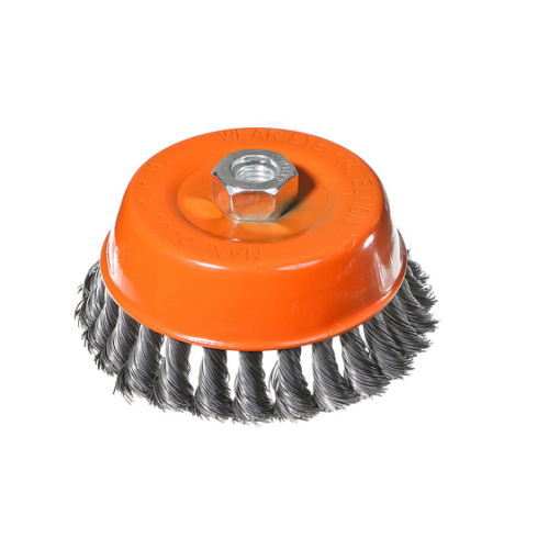 Корщетка-насадка для УШМ Sturm! тип "чашка" М14, D125мм, витая стальная пров. 5240204