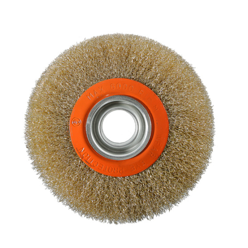 Щетка для точила 175 мм, посадка 32 мм, 5 перех.,, латун. волнист. проволока Sturm! 5241302