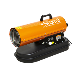 Sturm Дизельная тепловая пушка 15кВт, 350 м3/час, потребл 1.18л/ч, бак 12л DKH15