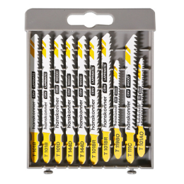 Hanskonner Пилки для лобз.10шт T119BO,T111C,T101D,T101AO + (T101B,T144D,T101BR)х2,H10-WOODSET1